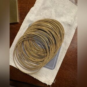 DIA Gold Bangle Bracelets Set of 50 size Large